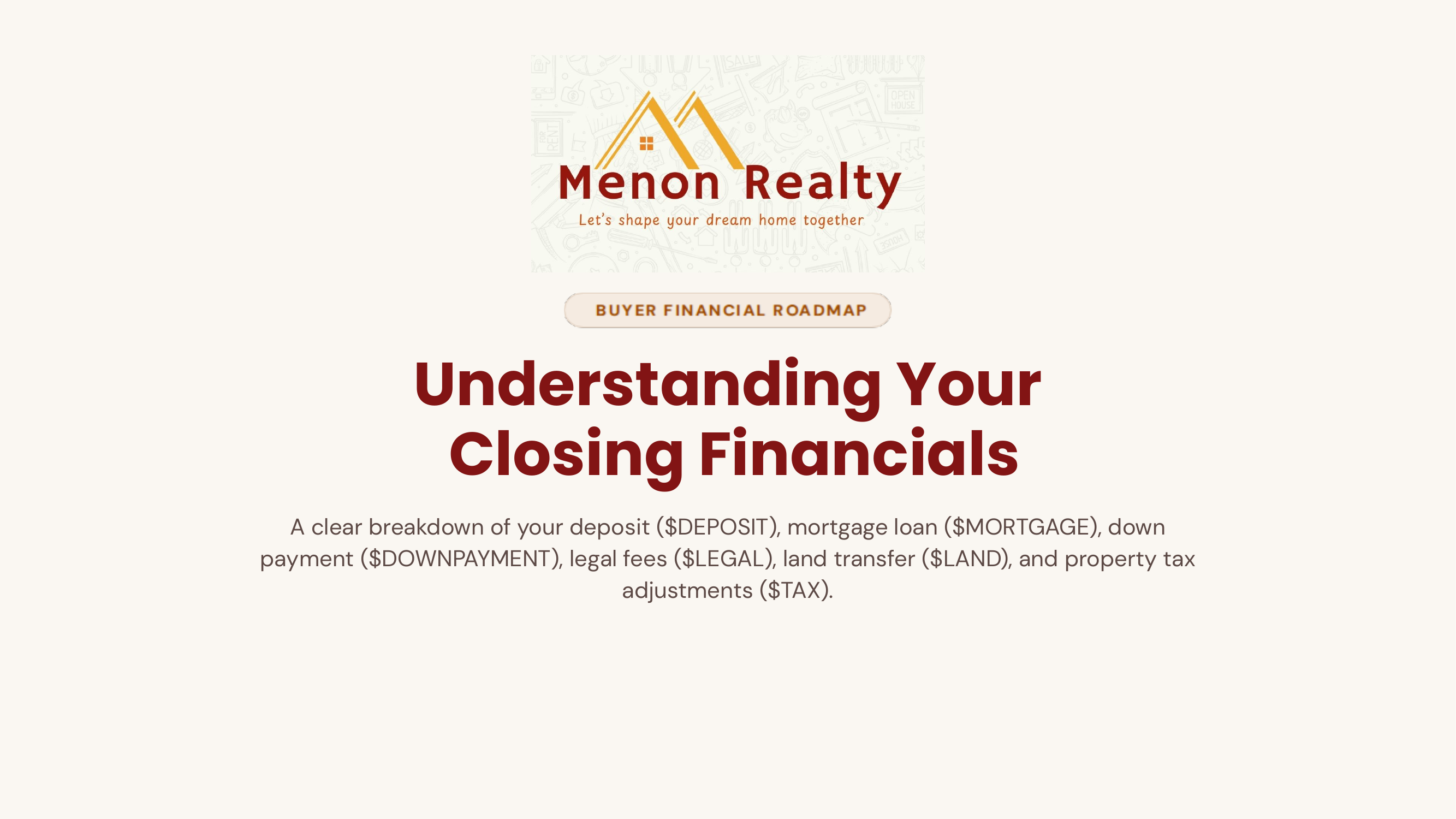 Home Buyer Financial Roadmap — slide 1 of 9
